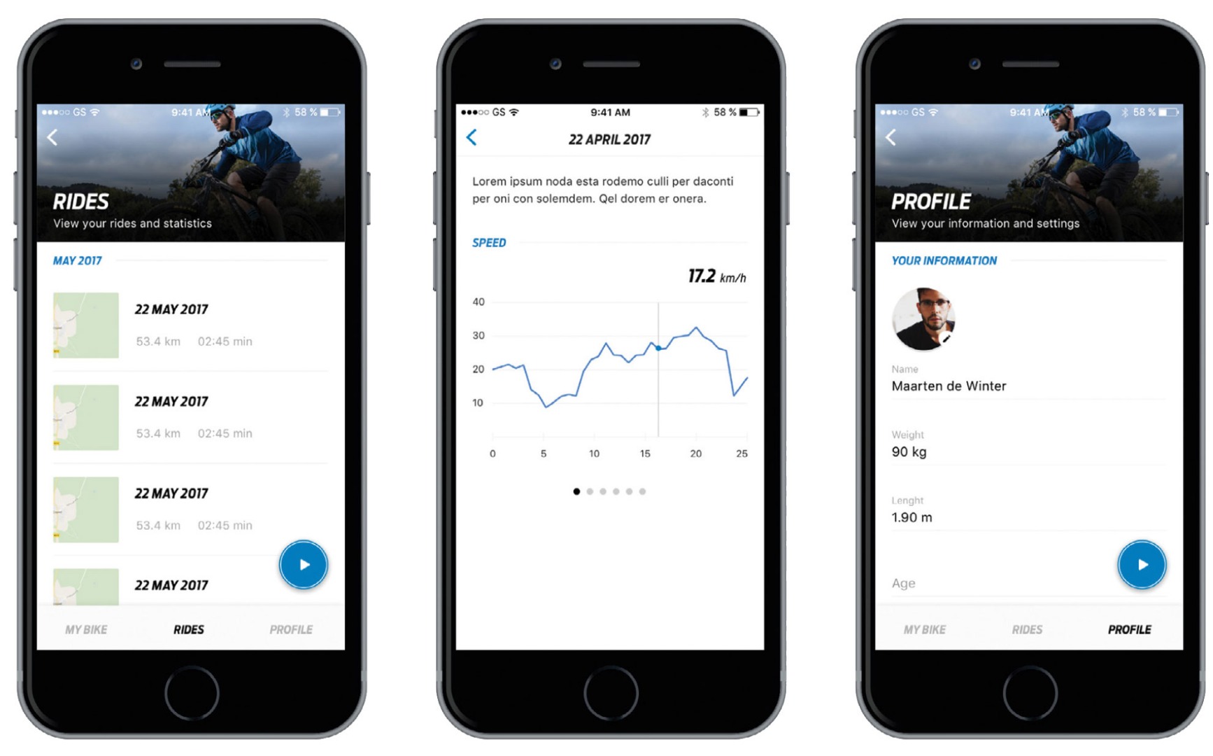 RideControl, la App gratuita de Giant