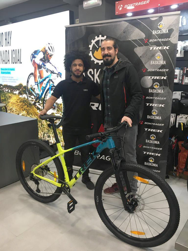 Pablo ya tiene su Trek X-Caliber 9