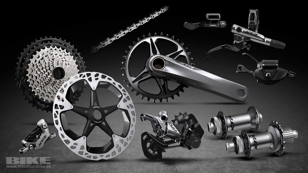 Shimano XTR de 12 velocidades: así es pieza a pieza