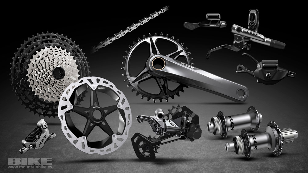 Shimano XTR de 12 velocidades: así es pieza a pieza