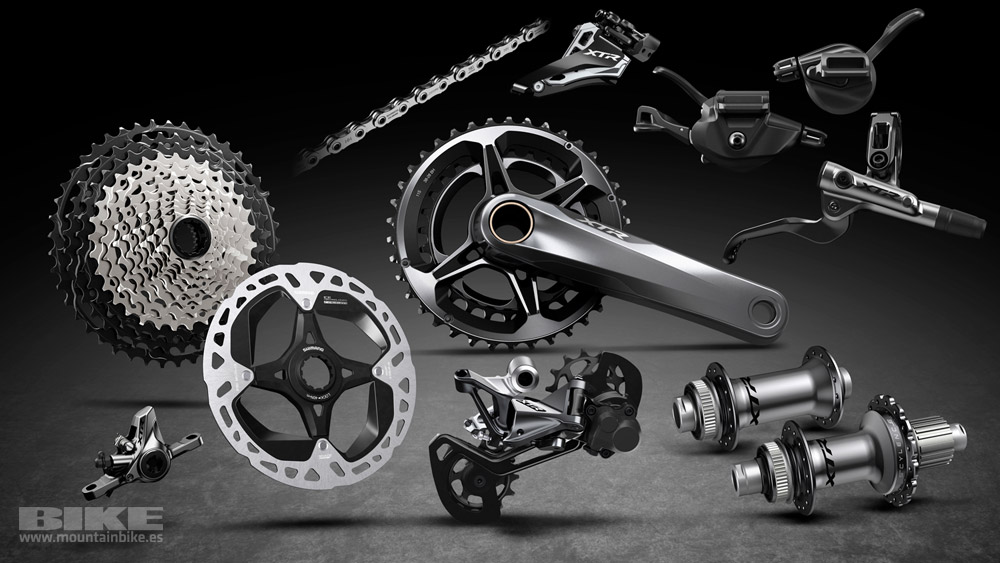 Shimano XTR de 12 velocidades: así es pieza a pieza